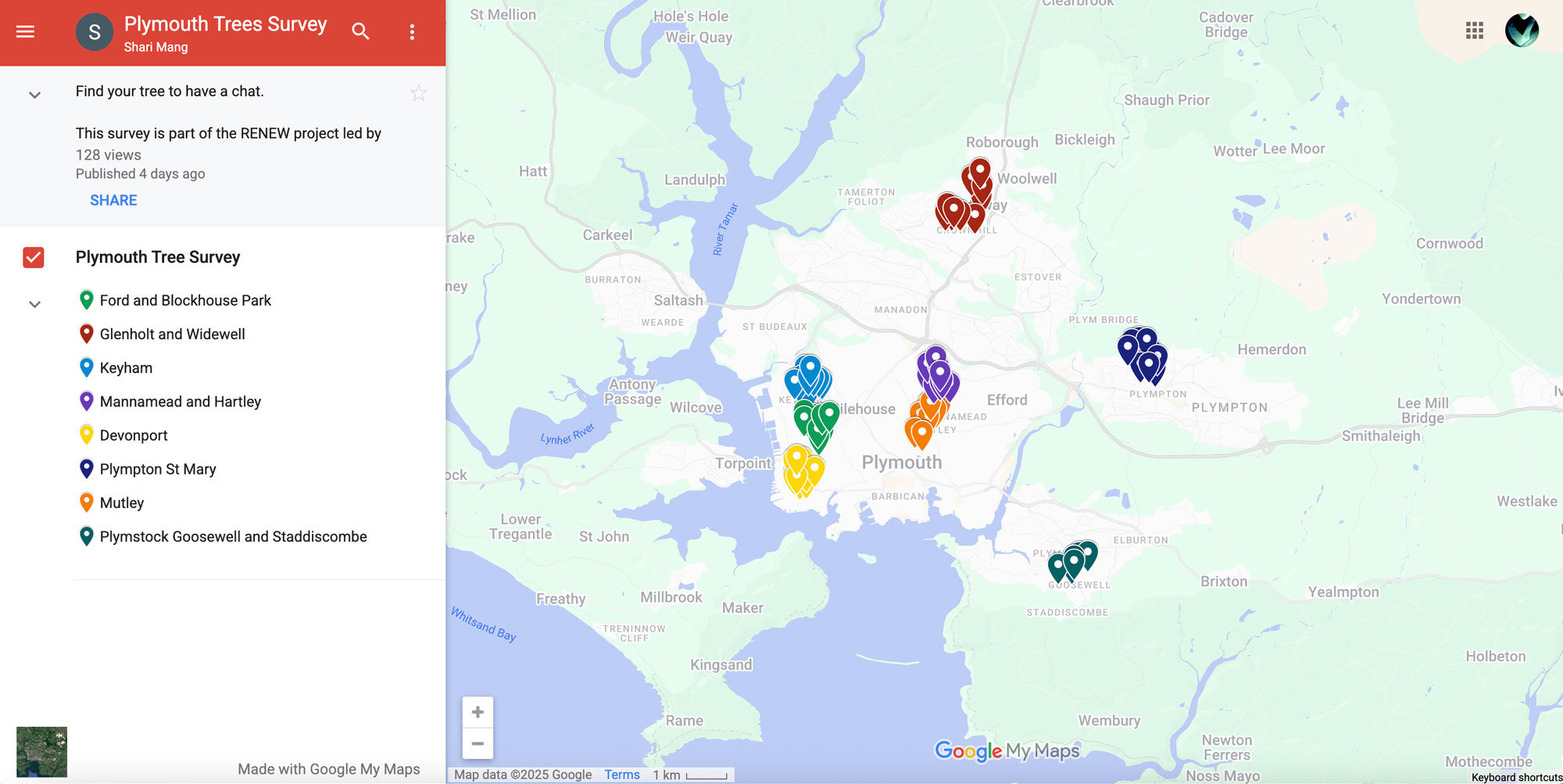 An image button that leads to the online GPS map.