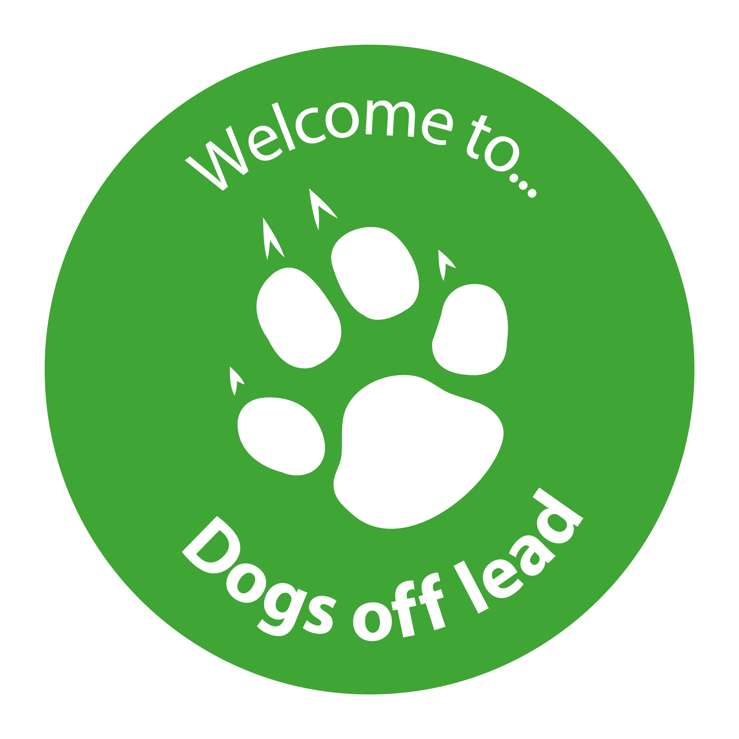 Paws for Thought Traffic Light Symbol (Green)