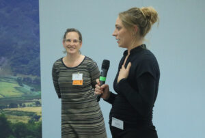 An image of Kelly Stevens and Jade from Jade's Green Kitchen.