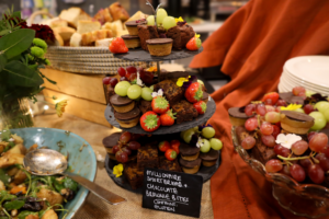 An image of a delicious tower of chocolates from Jade's Green Kitchen